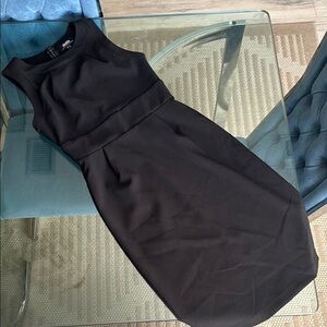 Lulu's Black classy Midi Dress